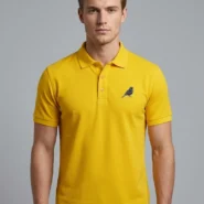 POLO T SHIRT COTTON MATTY SOLAR YELLOW ( 1299 -699)