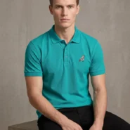 POLO T SHIRT COTTON MATTY TEAL BLISS ( 1299- 699)