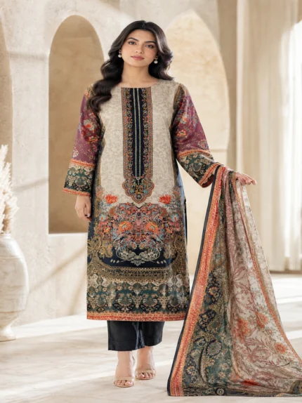 Royal Sequin Motif Suit