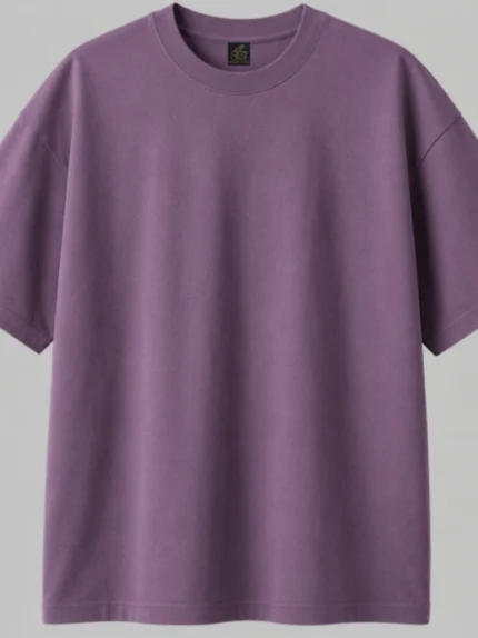 Mens Solid Cottton Terry Classic Tee