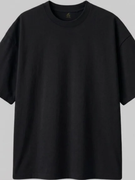 Mens Solid Cottton Terry Classic Tee