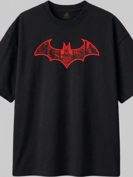 Batman Edition Embroidered Boxy Fit T-Shirt